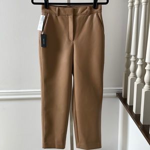 Babaton Command Cropped Straight pant in iced latte sz 4